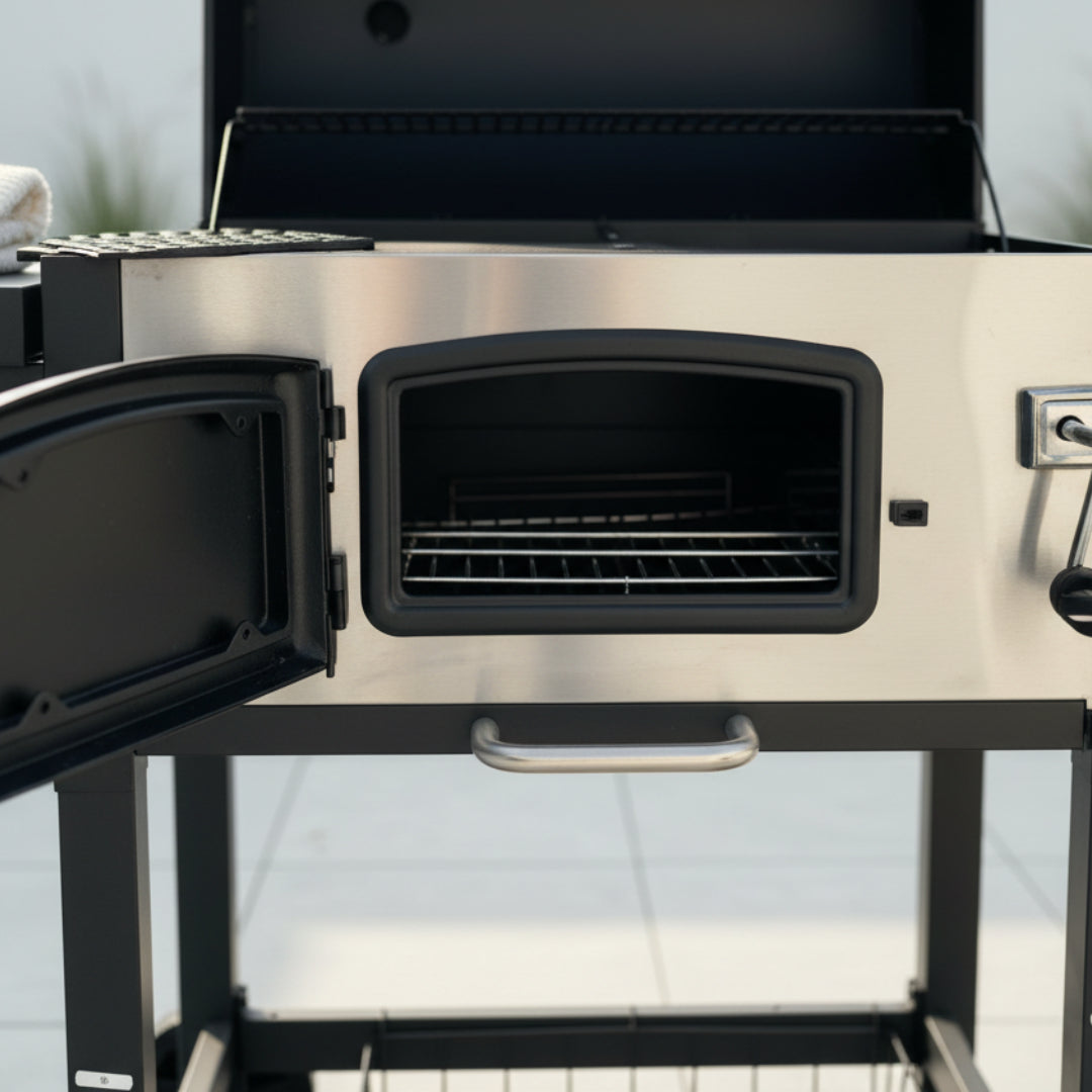 Rhyno Large Deluxe Charcoal BBQ