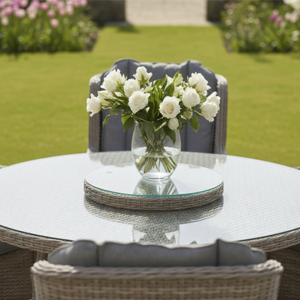 6 Chair Wingback Dining Set