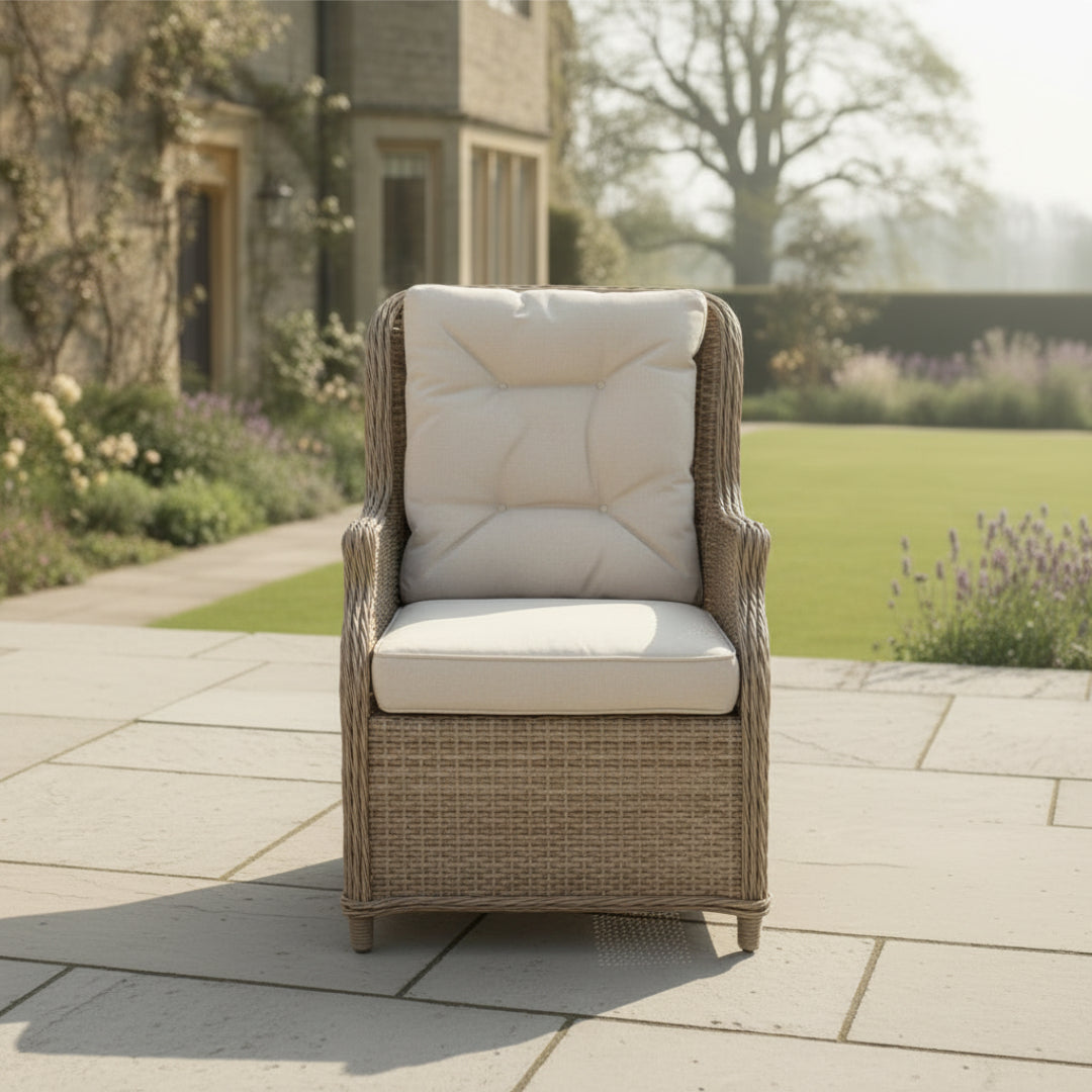 8 Chair Wingback Dining Set