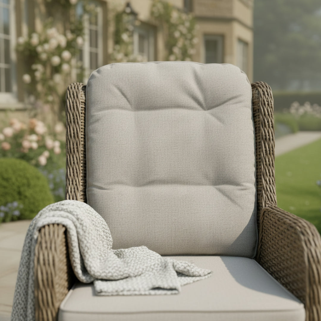 2 Seat Reclining Wingback Bistro Set with Table