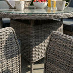 4 Chair Wingback Dining Set