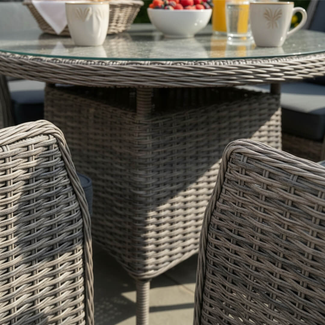 4 Chair Wingback Dining Set