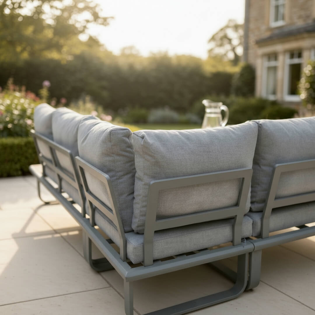 Square Corner Sofa Set with Coffee Table