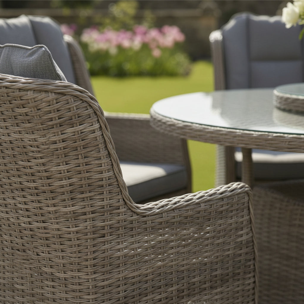 6 Chair Wingback Dining Set