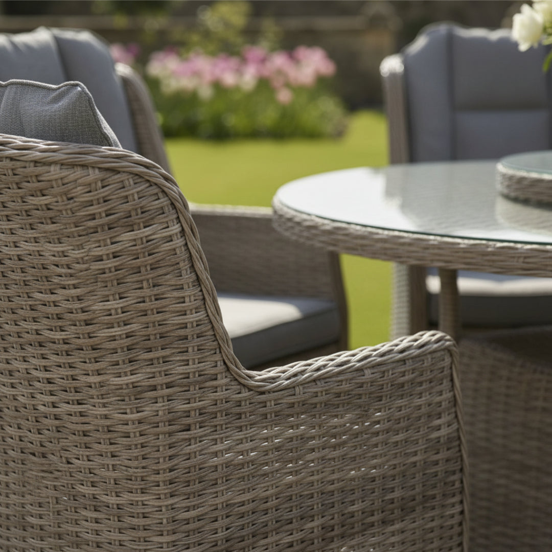 6 Chair Wingback Dining Set