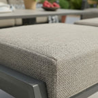 Reclining L Corner Sofa Set with Reclining Armchair, 2 Stools & Height Adjustable Table