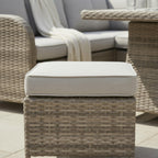 L Corner Sofa Set with Firepit Table