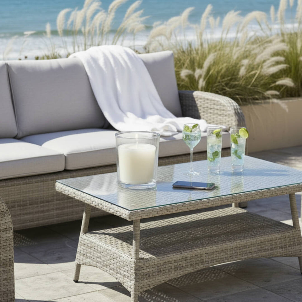 3-Seater Sofa Set with 2 Armchairs & Coffee Table
