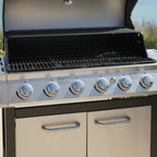 Rhyno Deluxe 6 Burner Gas BBQ