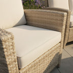 2-Seater Sofa Set with 2 Armchairs & Coffee Table