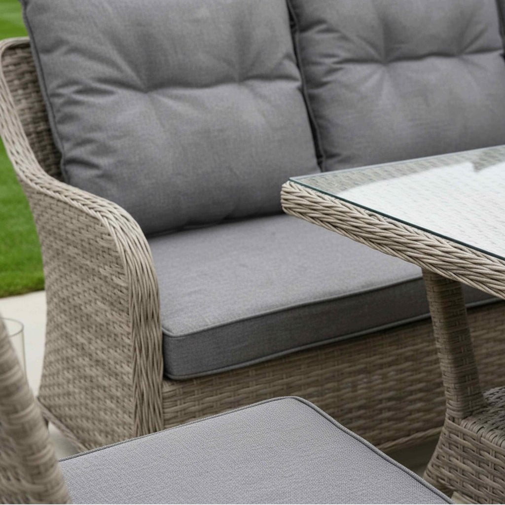 Square Corner Set with 2 Armless Chairs & Standard Table
