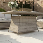 3-Seater Sofa Set with 2 Armchairs & Firepit Table
