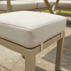 Square Corner Set with 2 Stools & X-leg Dining Table