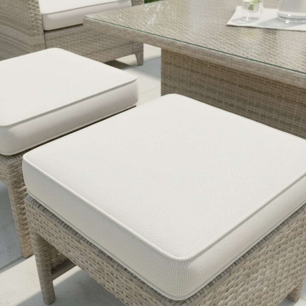 3-Seater Sofa Set with 2 Armchairs & Height Adjustable Table