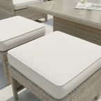 3-Seater Sofa Set with 2 Armchairs & Height Adjustable Table