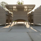 8 Chair Wingback Dining Set