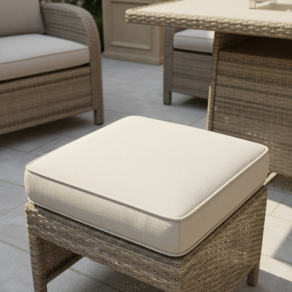 3-Seater Sofa Set with 2 Armchairs & Firepit Table
