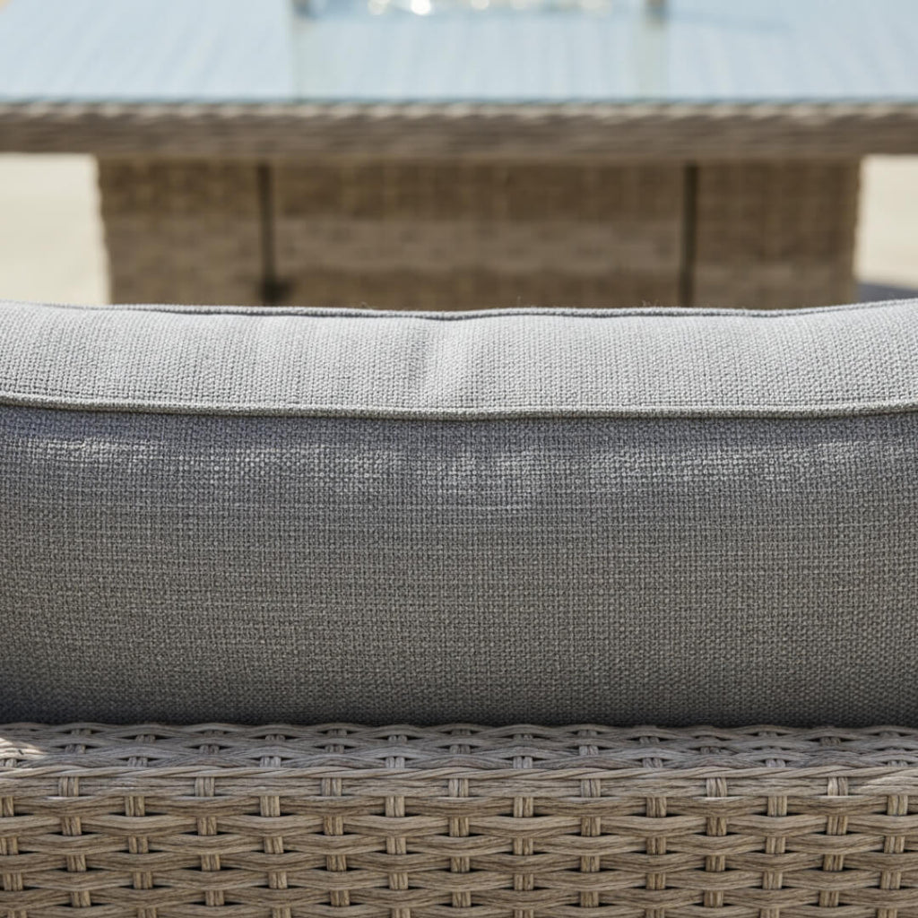 50p Corner Sofa Set with 2 Stools & Firepit Table