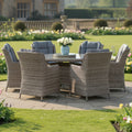 6 Chair Wingback Dining Set