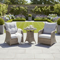 2 Chair Lounge Bistro Set with Side Table