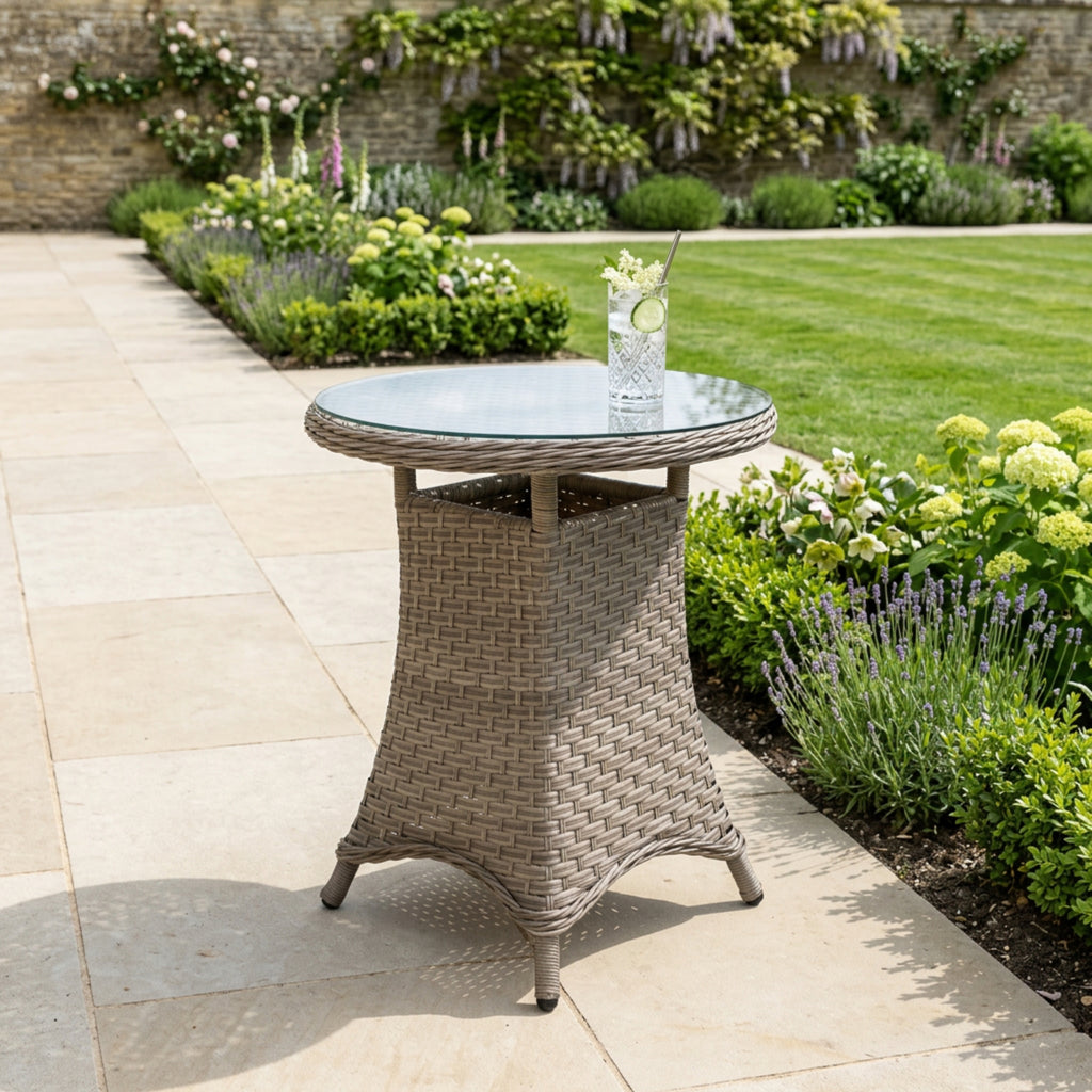 2 Chair Lounge Bistro Set with Side Table